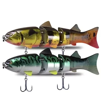 Lure Multi-segment Swimbait Submersible Soft-tail Stainless Steel 215mm 155g Bionic Fishing Lure Hooks Accepting – Soft Lure – view 4