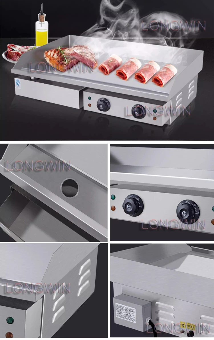 Countertop Griddle Machine Commercial Electric Griddle Restaurant