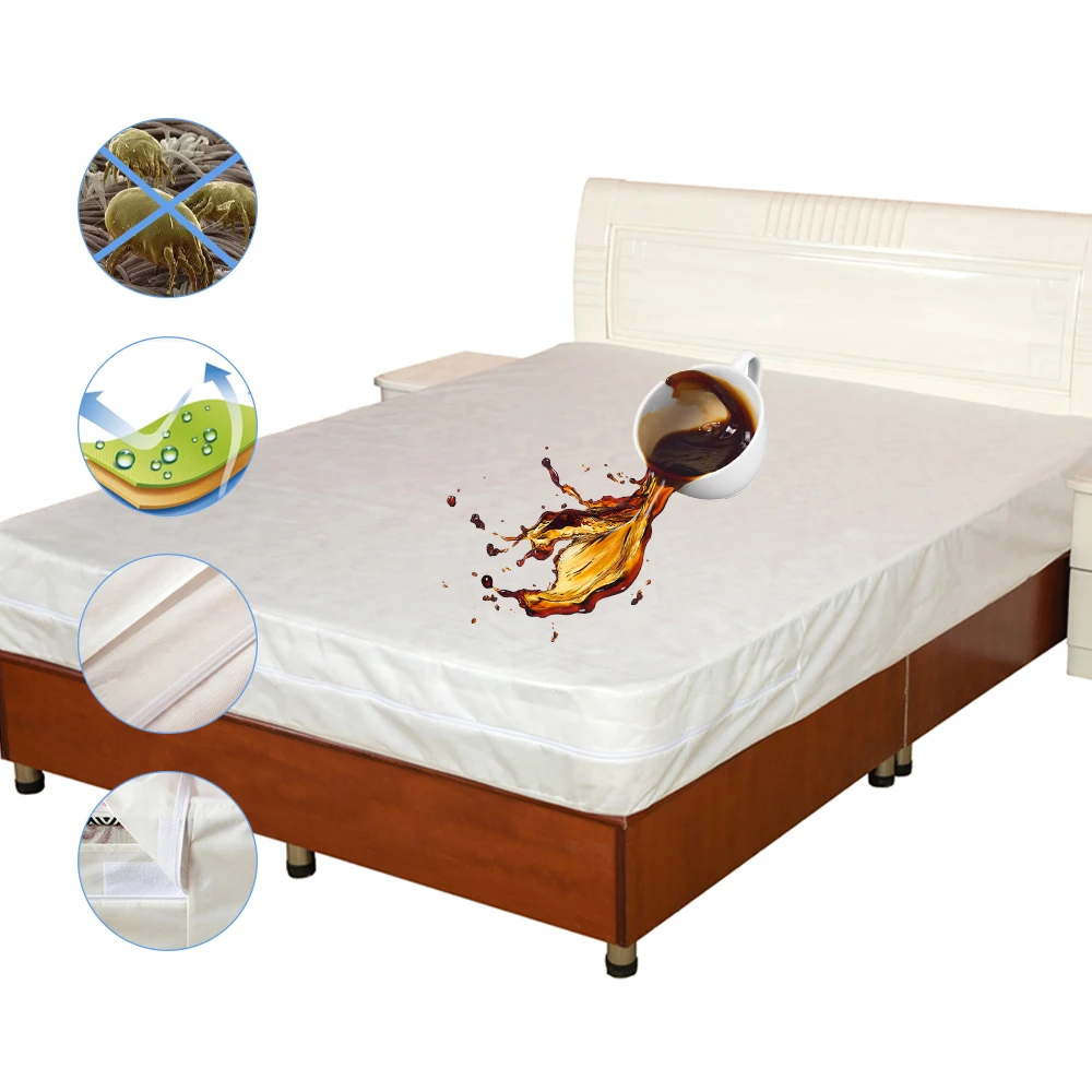 Противоклещевая 100% Полиэстеровая юбка для девочек запоминания формы тела матрас водонепроницаемый защитная