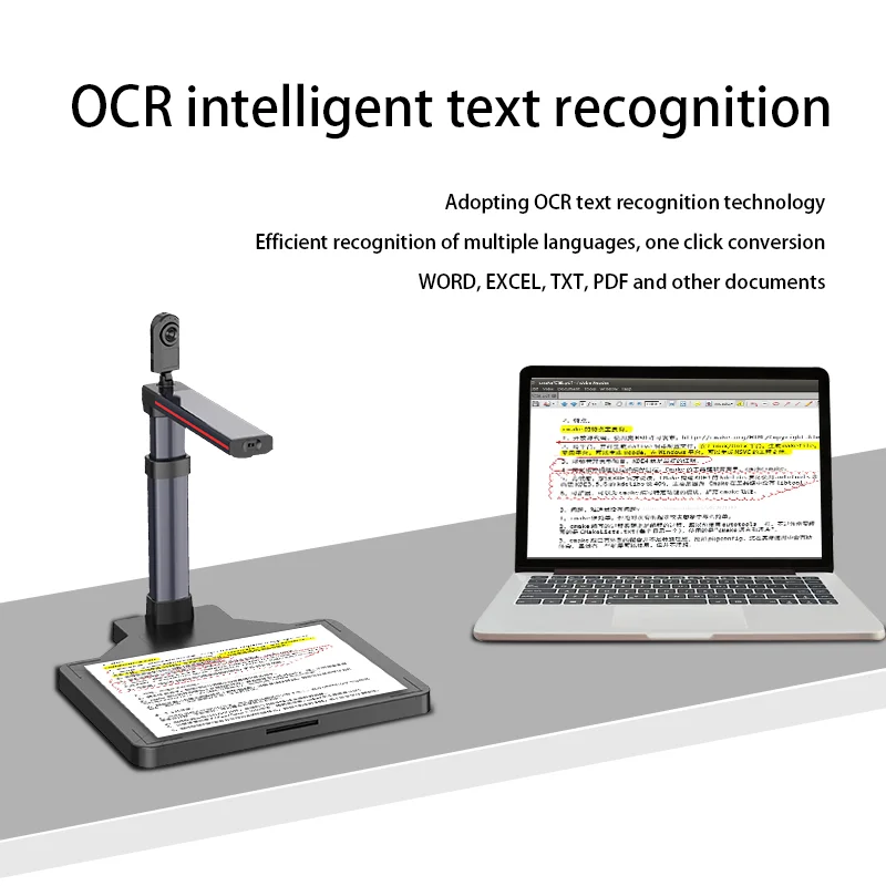 ID Card Identification Document Work Scanner F620 Upgraded Edition for Government Document Book Document Camera