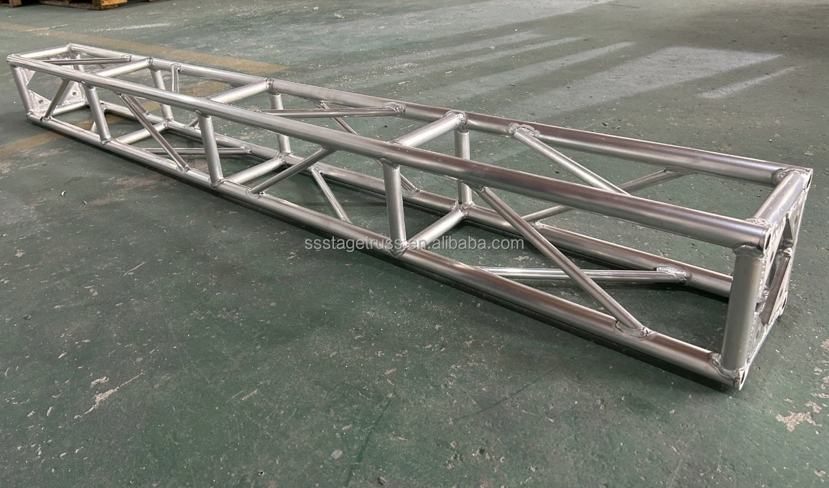 product aluminum square stage truss big vice tube fixed bolt truss display for dj light truss stand system for sale-10