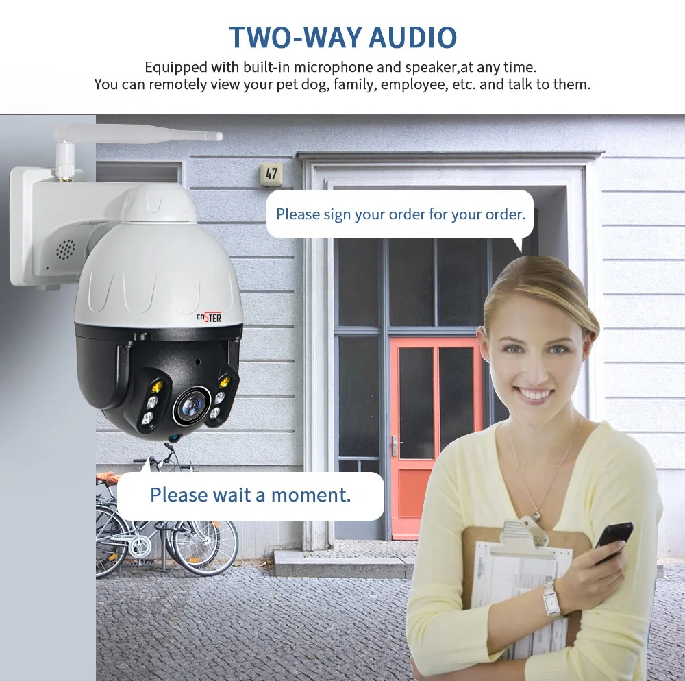 Tuya Telecamera Di Sicurezza IP WiFi PTZ 350° Innovativa FULL HD 3MP - Foto 6