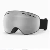 HX-037 Matte Black Frame, Silver Mirror Lens (Paper + Milk Bag)