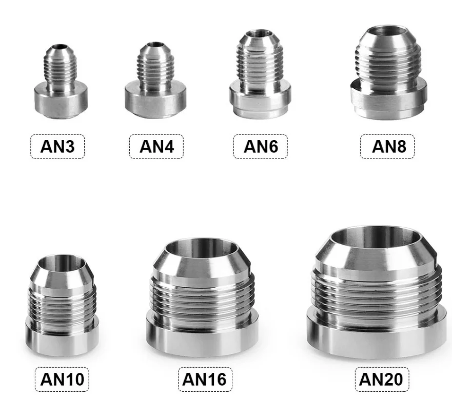WELD 15x12 Racing Wheels Wheels 10AN Male Stainless Steel Weld-On - Foto 6