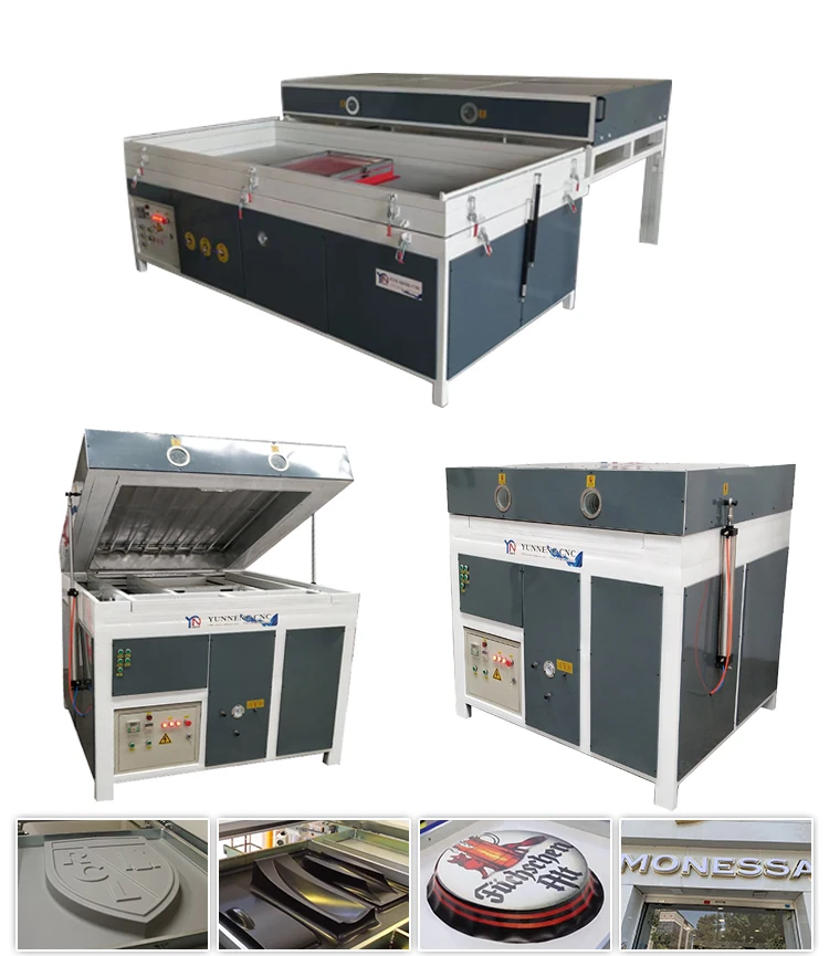 New Design Hot Tub Vacuum Forming Machine Acrylic ABS, PVC, PMMA, PC,PET Vacuum Forming Machine Thermoforming for 3D Led Light