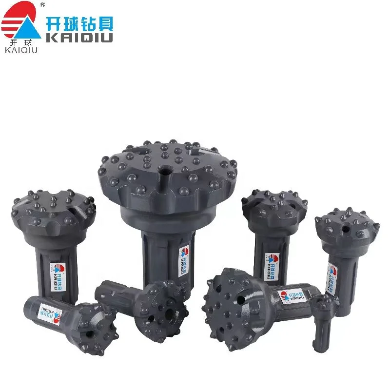 Kaiqiu brand  hot selling CIR50/60/70/90/110/130/150/170/200 low air pressure DTH hammer bit for quarry/mine/well drilling