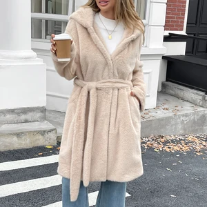 High Quality Designer Women Jacket Winter Women's Fur Jacket Winter Long Jacket Coats For Women Ladies