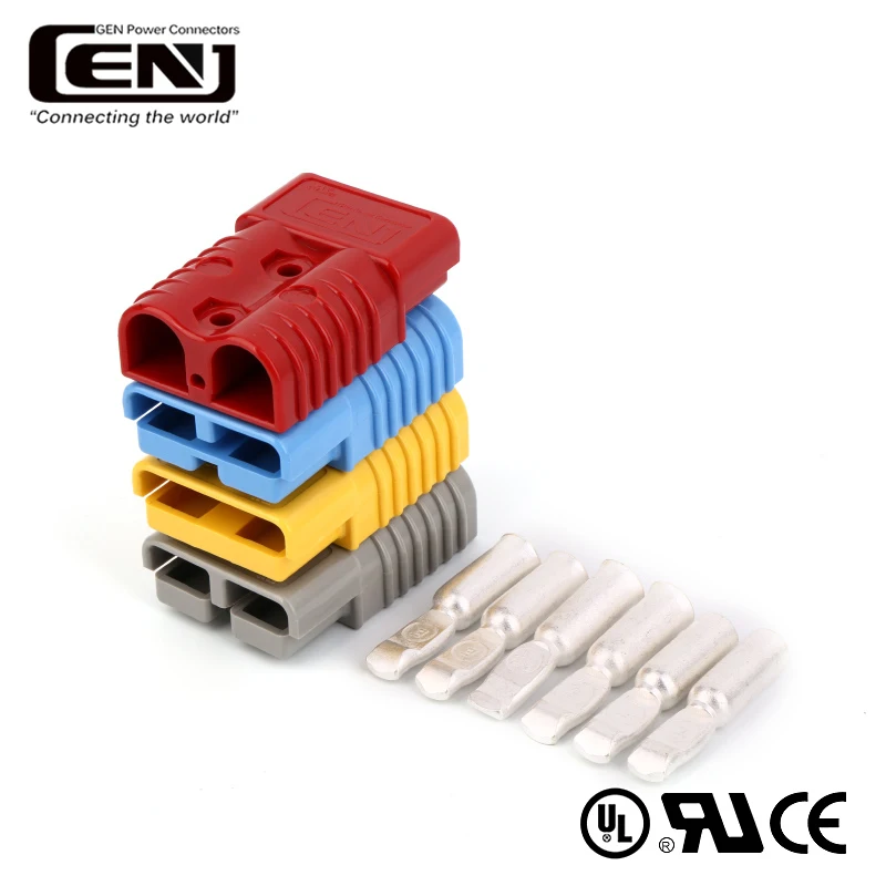 SE175 Electric Forklift with 175a 600v Battery 2-Pole Adaptor Connector Grey Color