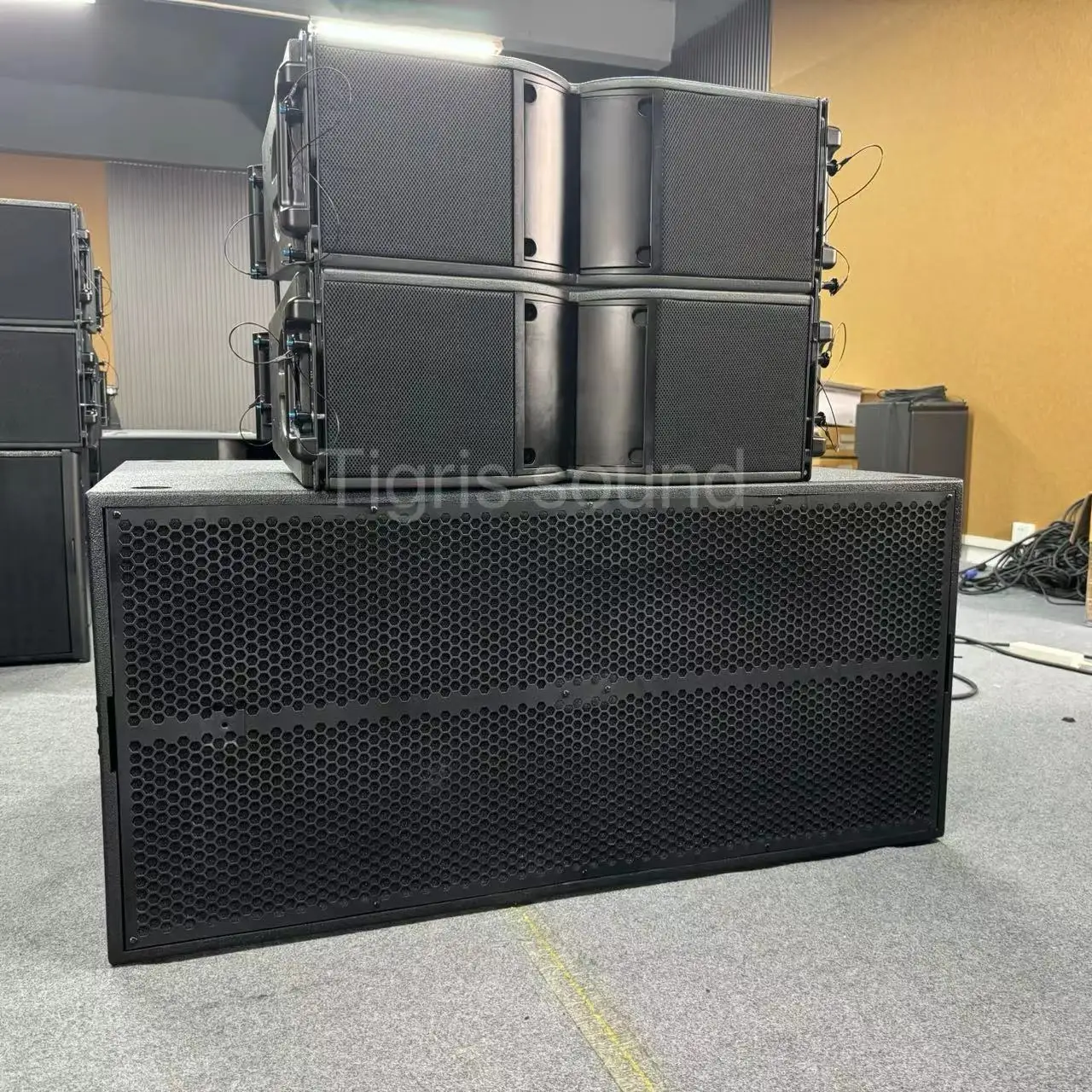 Sub 9006as Dual 18 Inch Active Subwoofer Rcf Speaker High Powerful