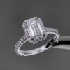 18K White-4ct lab diamond