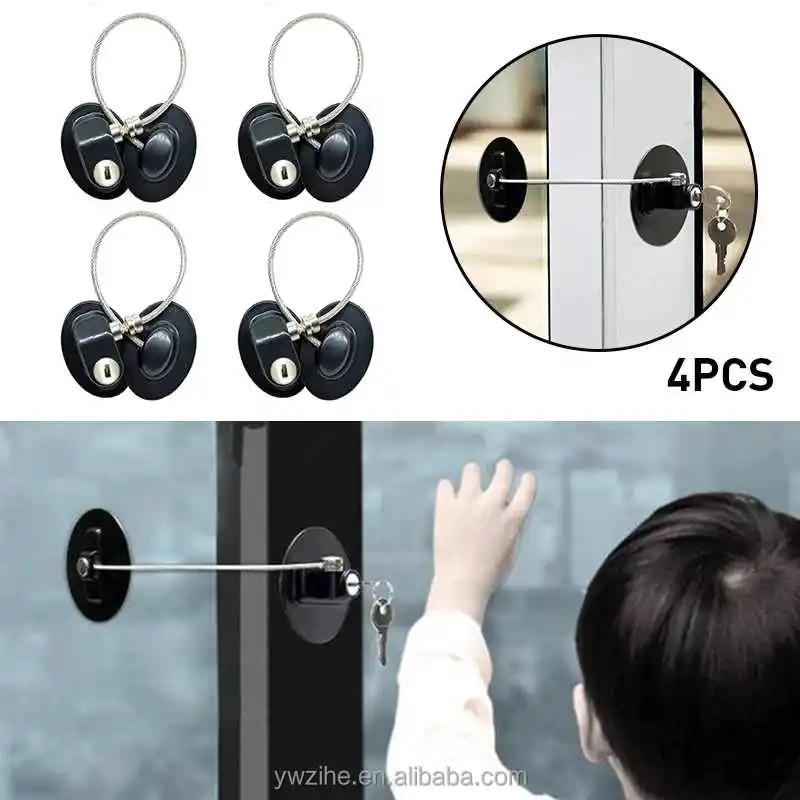 1pc Stainless Steel Child safety Refrigerator Door Lock Security