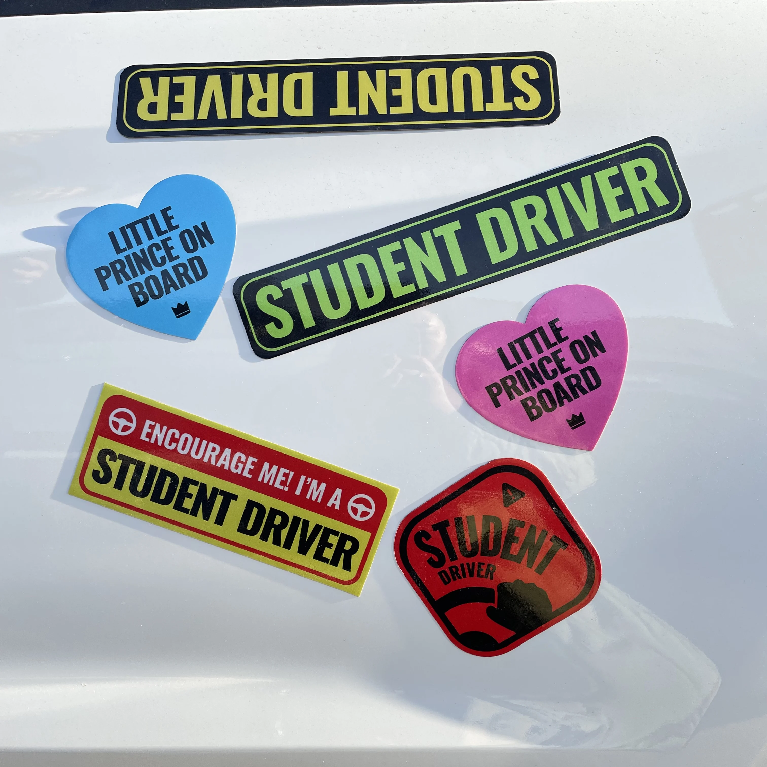 Sign Rider Magnets High Quality Custom Magnet Car Sticker Sign New Student Driver Car ...