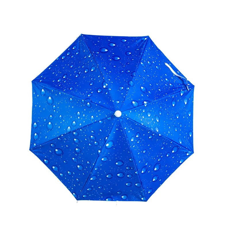 Factory Wholesale Cheap Head Umbrella Small Size Children's Hat Umbrella Outdoor Camping Fishing UV protection Special Printing