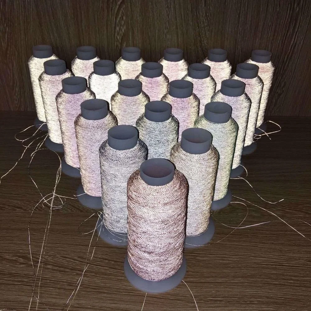 Цветная Светоотражающая нить, светоотражающая пряжа для вышивки и шитья