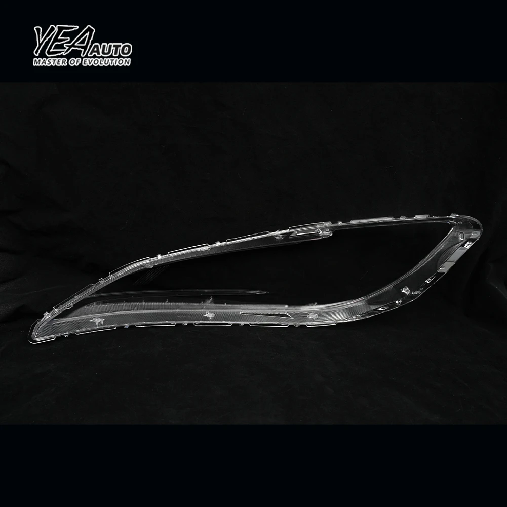 product yea car headlight glass pc lampshade cover lens for chrysler 200c headlamp glass shade lens cover 2014 2016-3