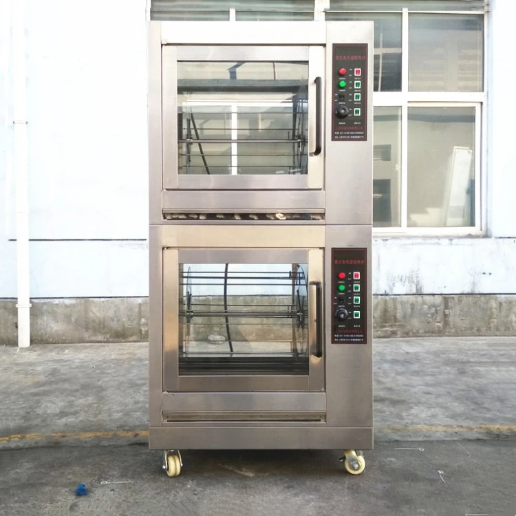 自動電気焼き鳥機 ロティサリーオーブン 回転式ローストダックマシン