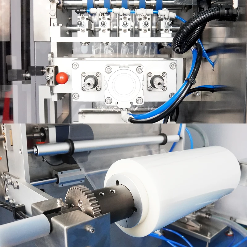 Multi Line Functional Soya Sauce Packing Machine Equipment Mustard Oil Sachet Filling Sealing Packaging Machine