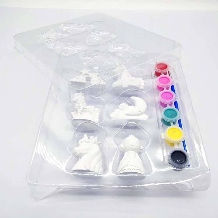 Diy Carton Models Kids Plaster Painting Kit for Adults and Children ...