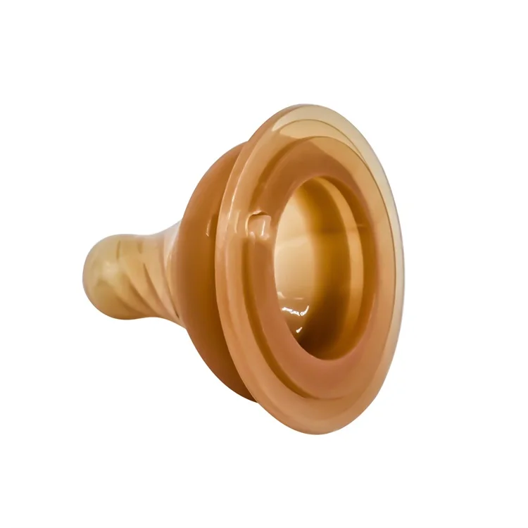 Wholesale  Liquid Silicone Rubber Brown Baby Feeding Bottle Nipple for Baby