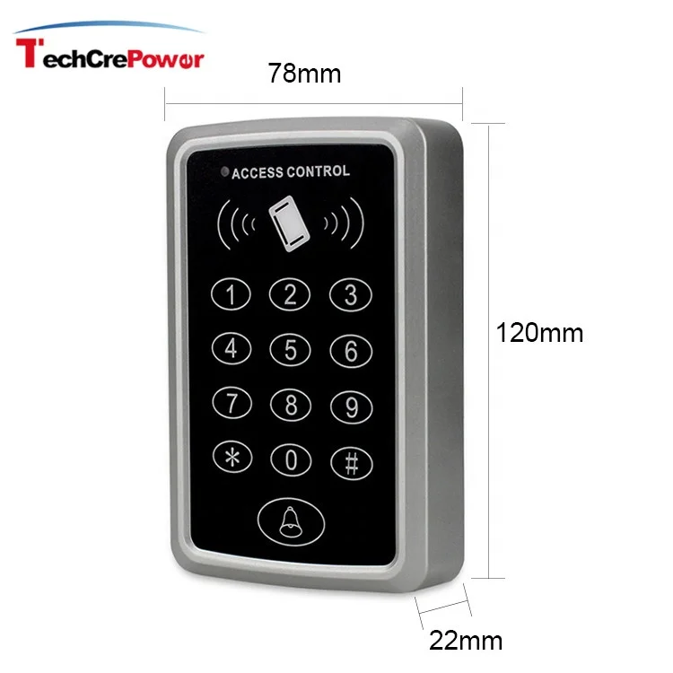 Factory Price Keypad ABS Access Control Proximity RFID EM Card 125KHZ Reader 1 Door Standalone Access Control