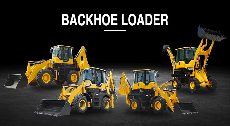 On Sale New Wheel 4 in 1 Bucket Backhoe Loader - Durable & Efficient