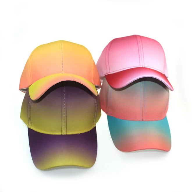 Tie Dye Gradient Baseball Hat Cap 