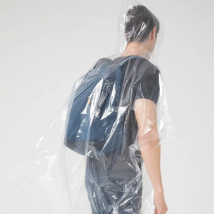 Trench,Manteau de pluie jetable unisexe pour adulte, 10 pièces, imperméable, capuche d'urgence Trench,Manteau de pluie jetable unisexe pour adulte, 10 pièces, imperméable, capuche d'urgence