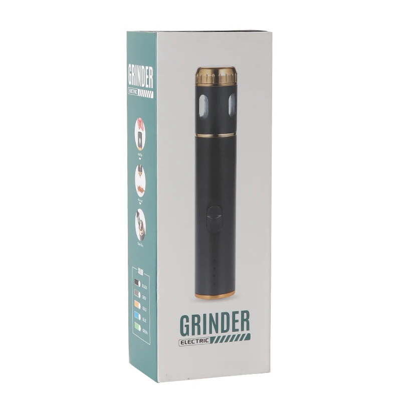 Rechargeable Powerful Usb Electric Herb Grinder Pen 28mm Mini Tobacco