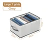 Organizador de 7 rejillas gris