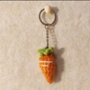Crochet Carrot Keychain