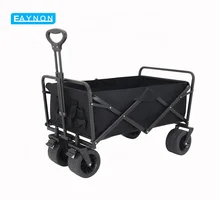 Eaynon Foldable Mesh Beach Trolley Collapsible Wagon Camping Cart Customizable Support For Tools For Beach Camping Oem Supported