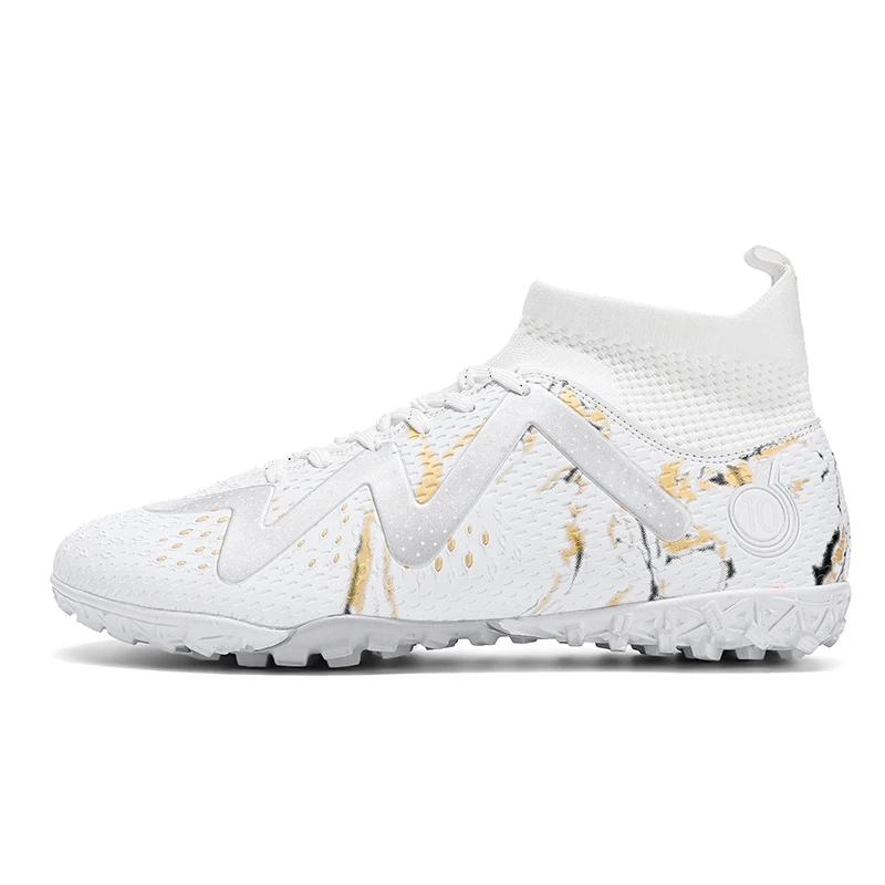 Factory Price Soccer Field Boot Waterproof Breathable Football Shoes  High Ankle Men's C aperçu 12