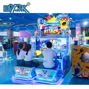 Coin-Operated 4-Player Water Shooting Arcade Machine Kids Metal Game for Amusement Park Water Shooting Game