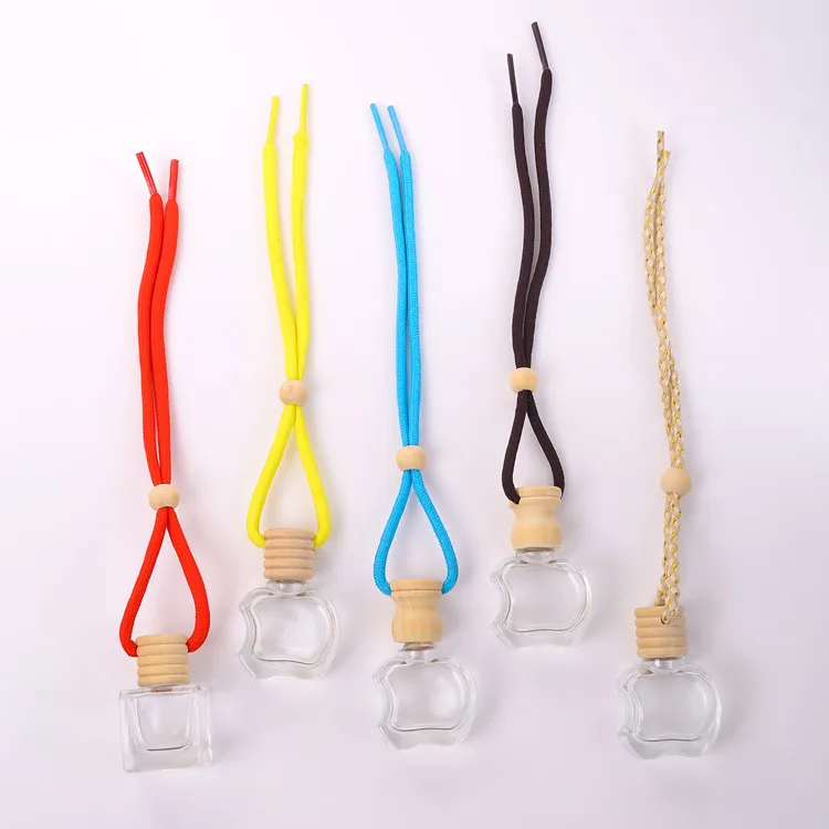 Wholesale 5ml 8ml 10ml Diffuser Frosted Car Perfume Bottle with Wooden Cap