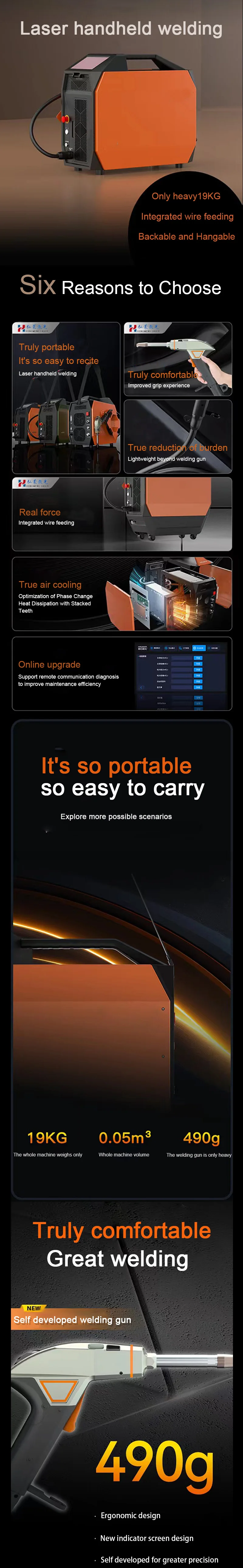 Mini Laser Welding Machine 1500W 2000W Welding Machine Portable Laser for Metal