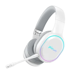 PicunP80XブルートゥースRGBカラフルなLedゲーミングワイヤレス充電式