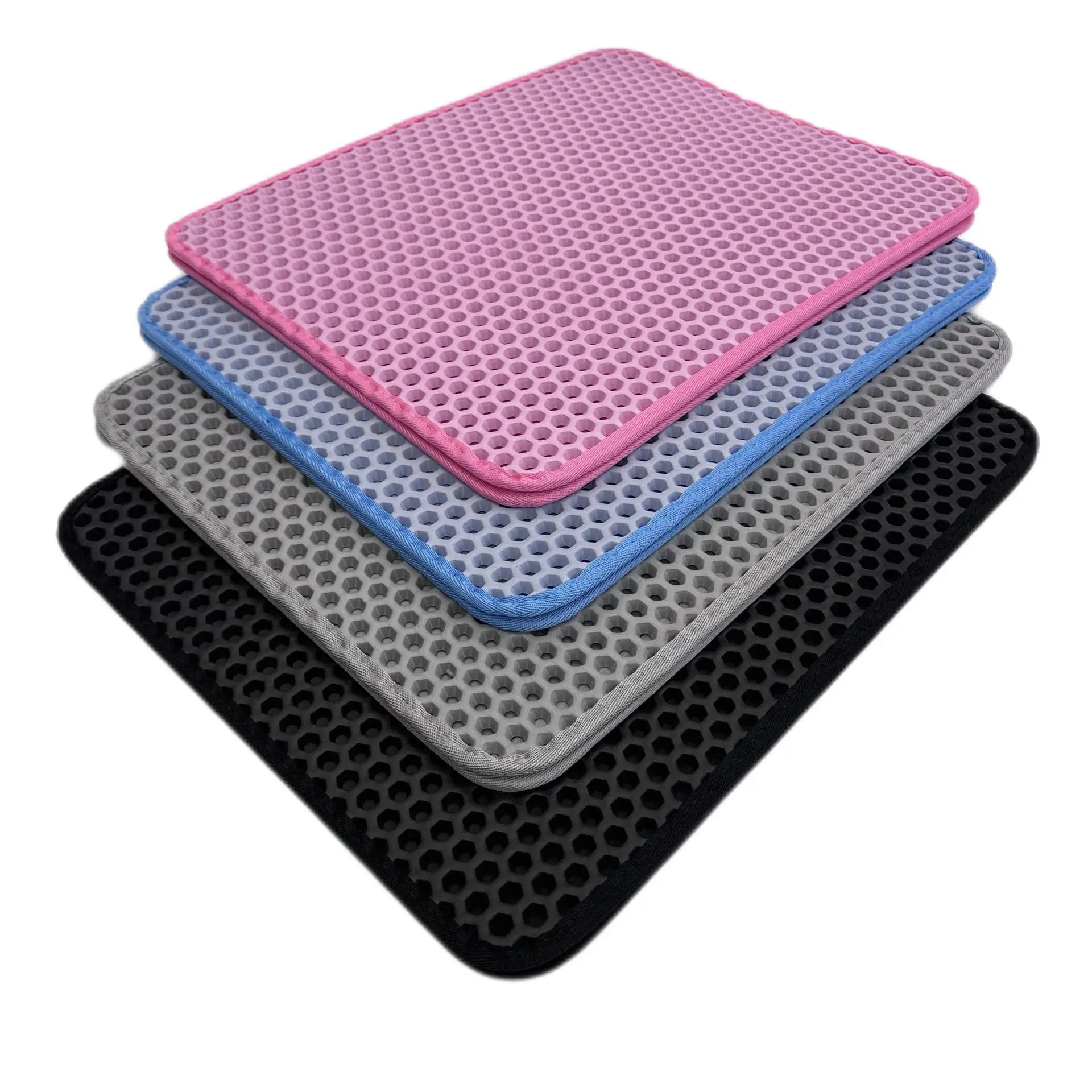 waterproof pieviev cat litter mat eva doublelayer cat litter trapper