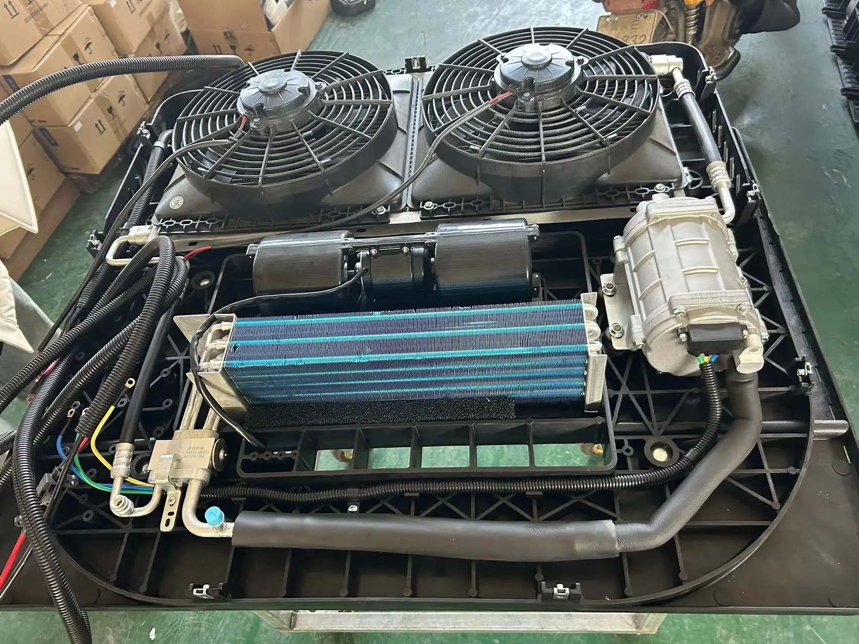 24VルーフエアコンA/c12vトラックパーキングクーラーカールーフトップ