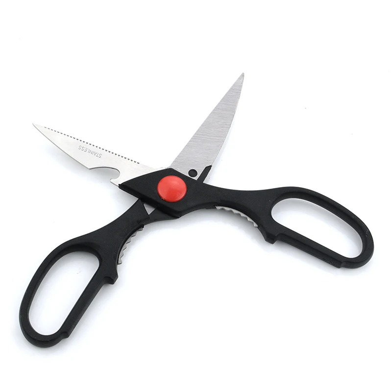 Низкий минимальный заказ регулируемые черные острые простые в использовании офисные школьные кухонные ножницы