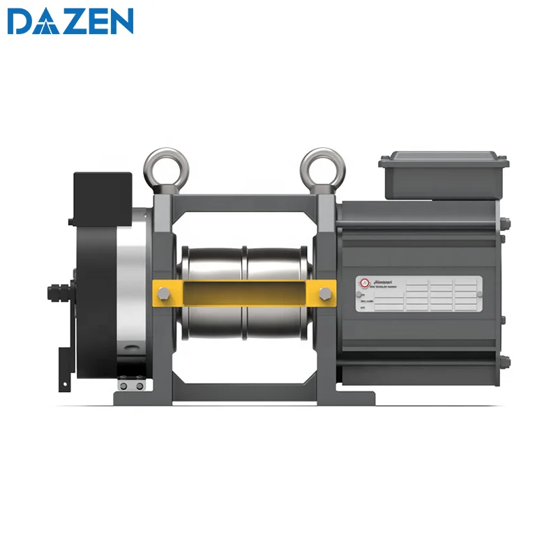 MDG45 Montanari Belt Gearless Traction Machine Elevator Motors Italy