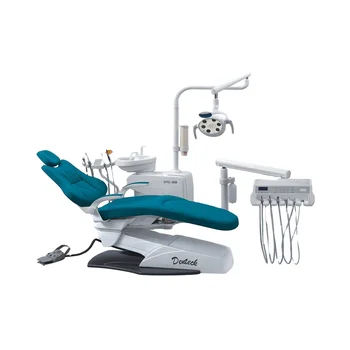 Complete Integral Dental Unit Chair with Movable Case Memory Set CE Approved Electric Treatment Machine Noiseless DTC-328