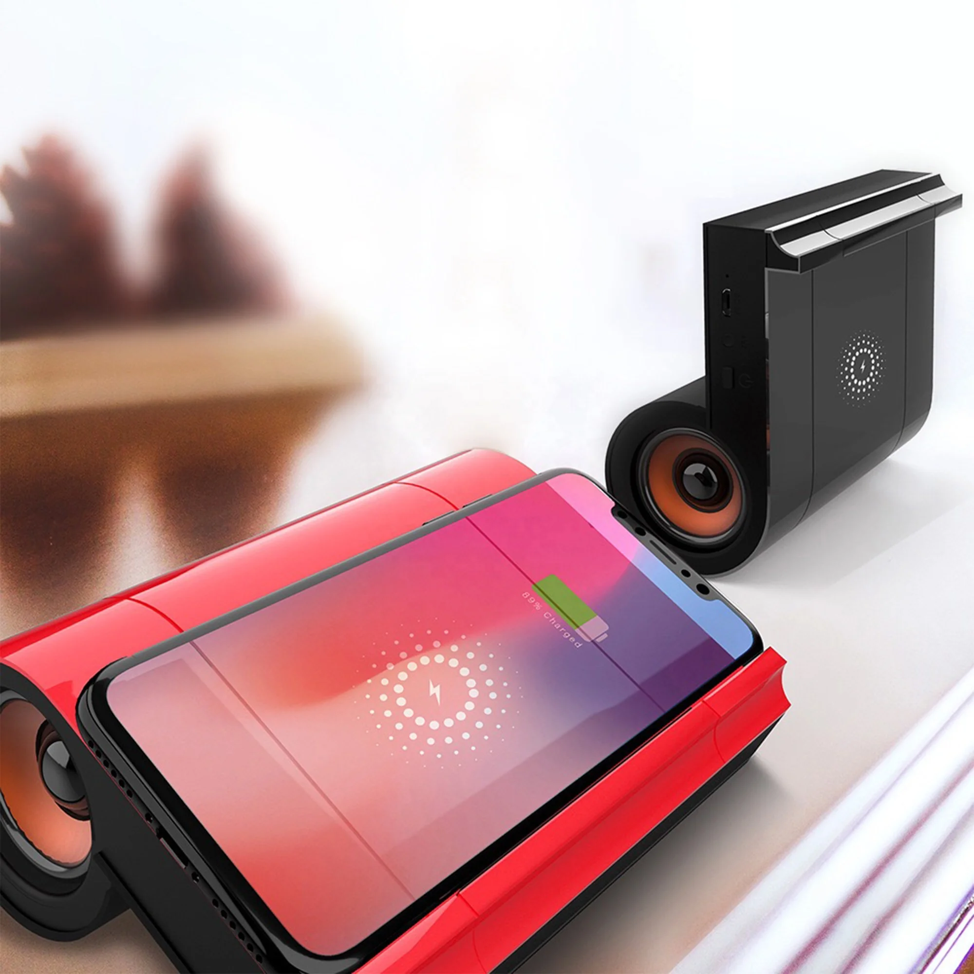 Induction Speaker With Wireless Charger 