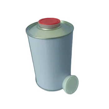 500 ml 1 Liter  Round Tin Cans with Plastic Lid for Chemical Paint Coating Gas Adhesives Sealants