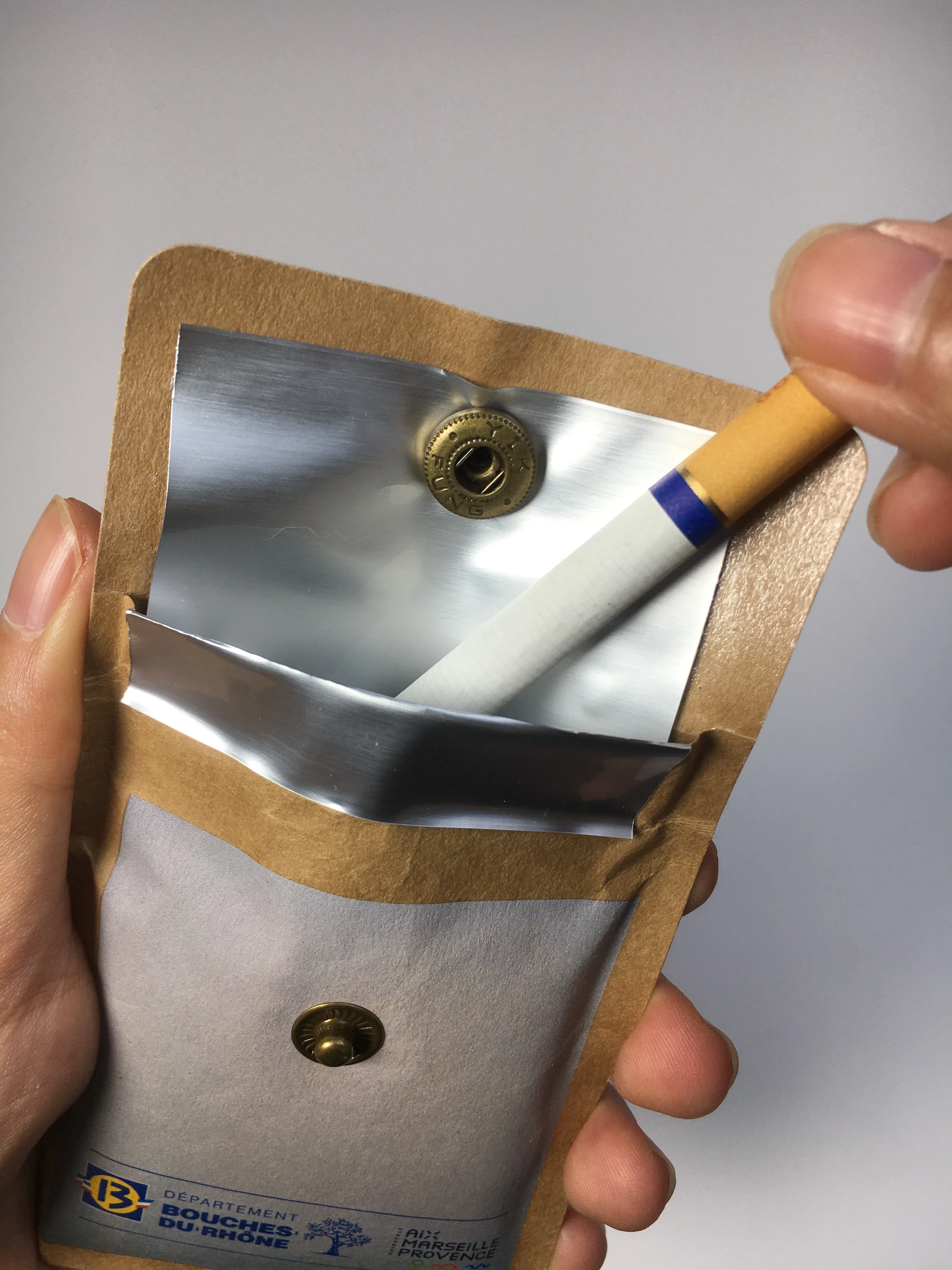 Outdoor Portable Pocket Ashtray Pouch Reusable Pocket Ashtray Eco