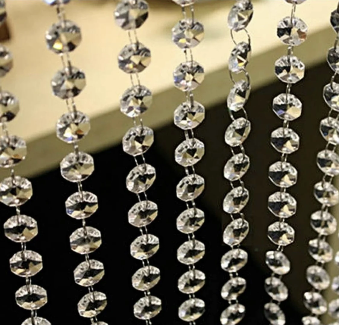 Оптовая продажа хрустальные бусины для люстры лампы домашние свадебное