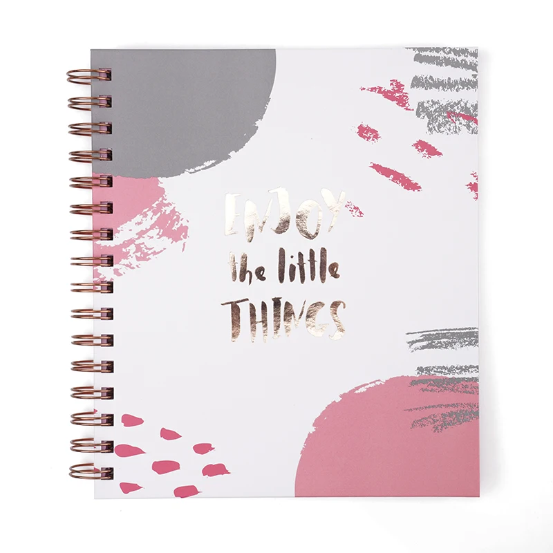 Высокое качество карманный эластичный карандаш петля повестки дня Цвет Край твердый переплет офисная поставка стационарный пустой бизнес спиральный ноутбук