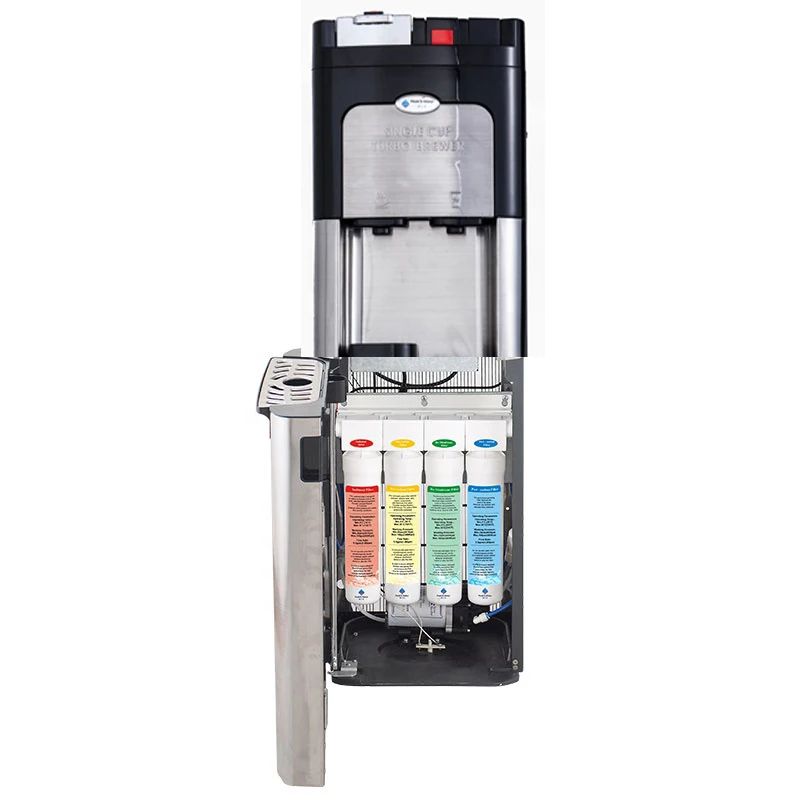 Compact POU Water Dispenser Machine, Office Grade Hot Cold and Warm Water Cooler