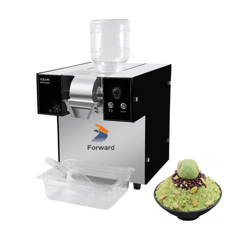 250kg/24H Commercial Korea Bingsu Machine Air Cooling Touch Screen Control  Snow Ice Maker Shaver Machine Snowflake Ice Machine