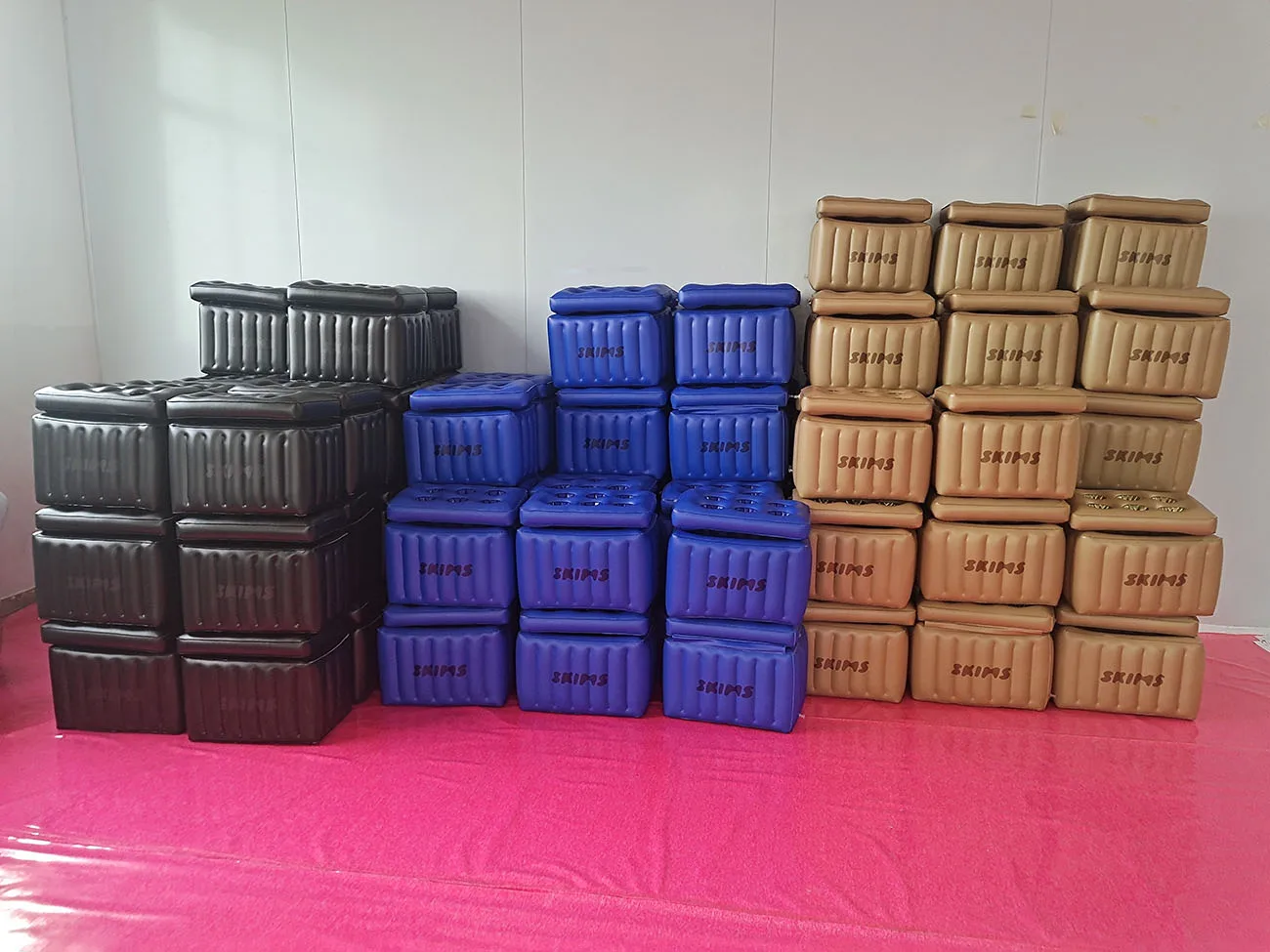Custom PVC Inflatable Float Cooler Inflatable Pool Ice Bucket for Beer Salad