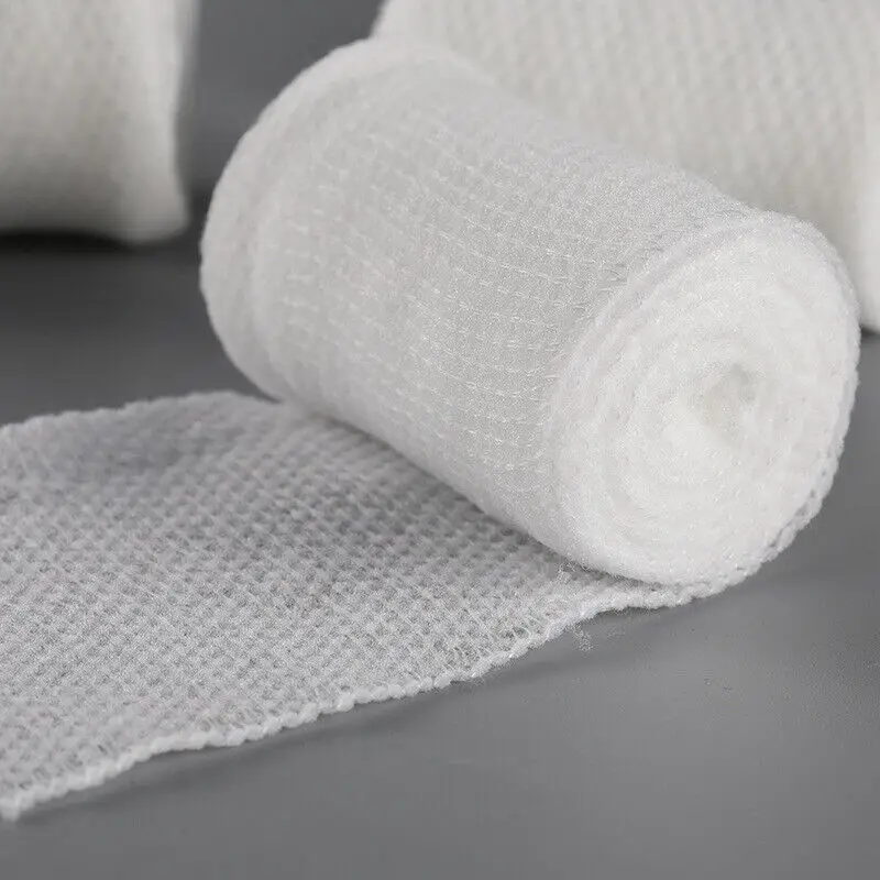 First Aid Bandage High Quality Thick Sterile Surgical Gauze Cohesive Crepe Elastic Medical Gauze Roll